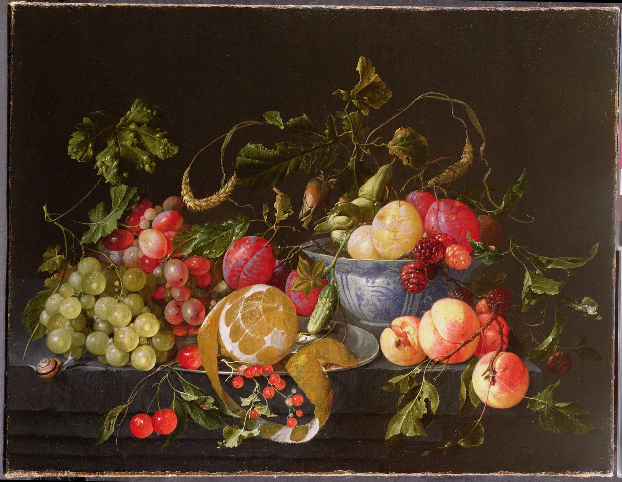 Ett stilleben med frukt av Cornelis de Heem
