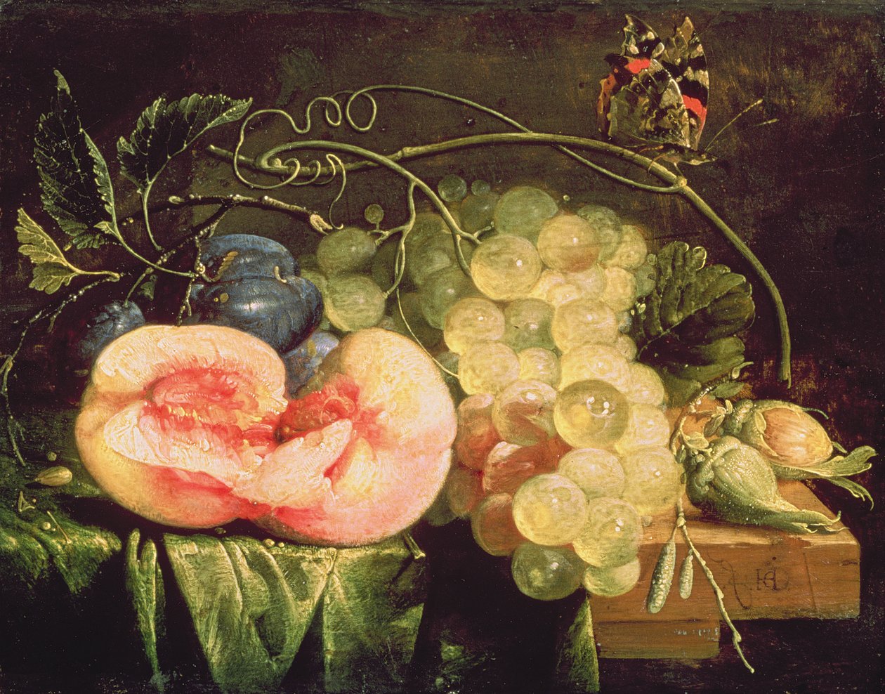 Stilleben med frugt, 1600-talsswed av Cornelis de Heem