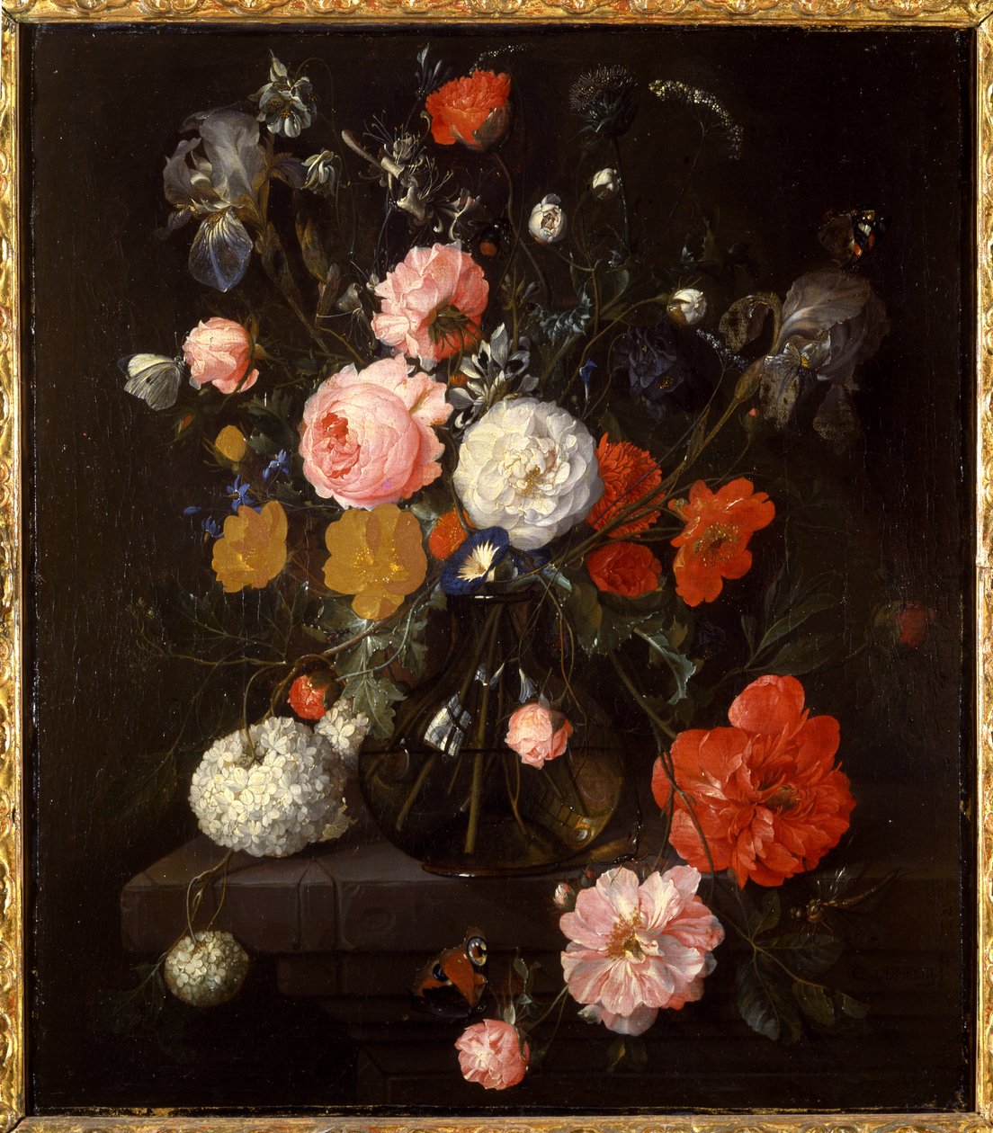 Vas med blommor, ca 1670-80 av Cornelis de Heem