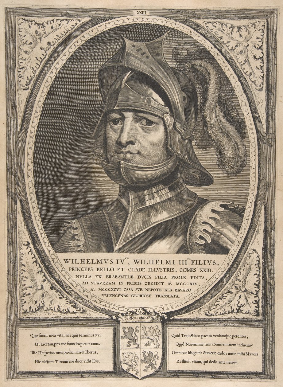Vilhelm IV från serien Grevar och grevinnor av Holland, Zeeland och Väst-Friesland, 1650. av Cornelis de Visscher