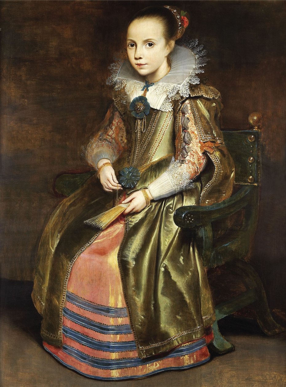 Elisabeth Vekemans som liten flicka av Cornelis de Vos