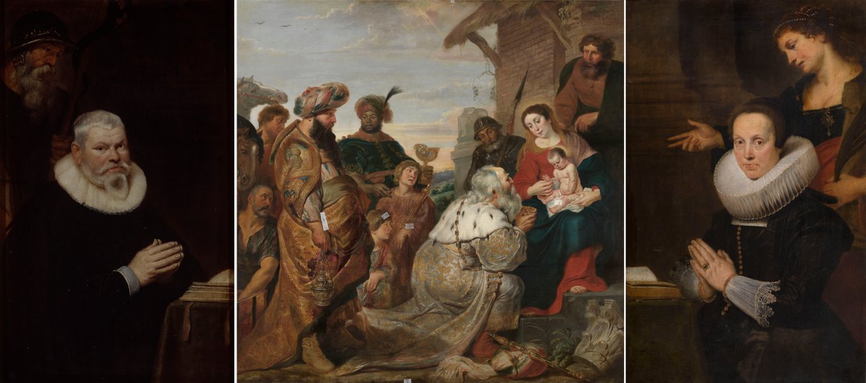 Epitafium över Willem van Meerbeeck och hans hustru Barbara Kegeleers av Cornelis de Vos