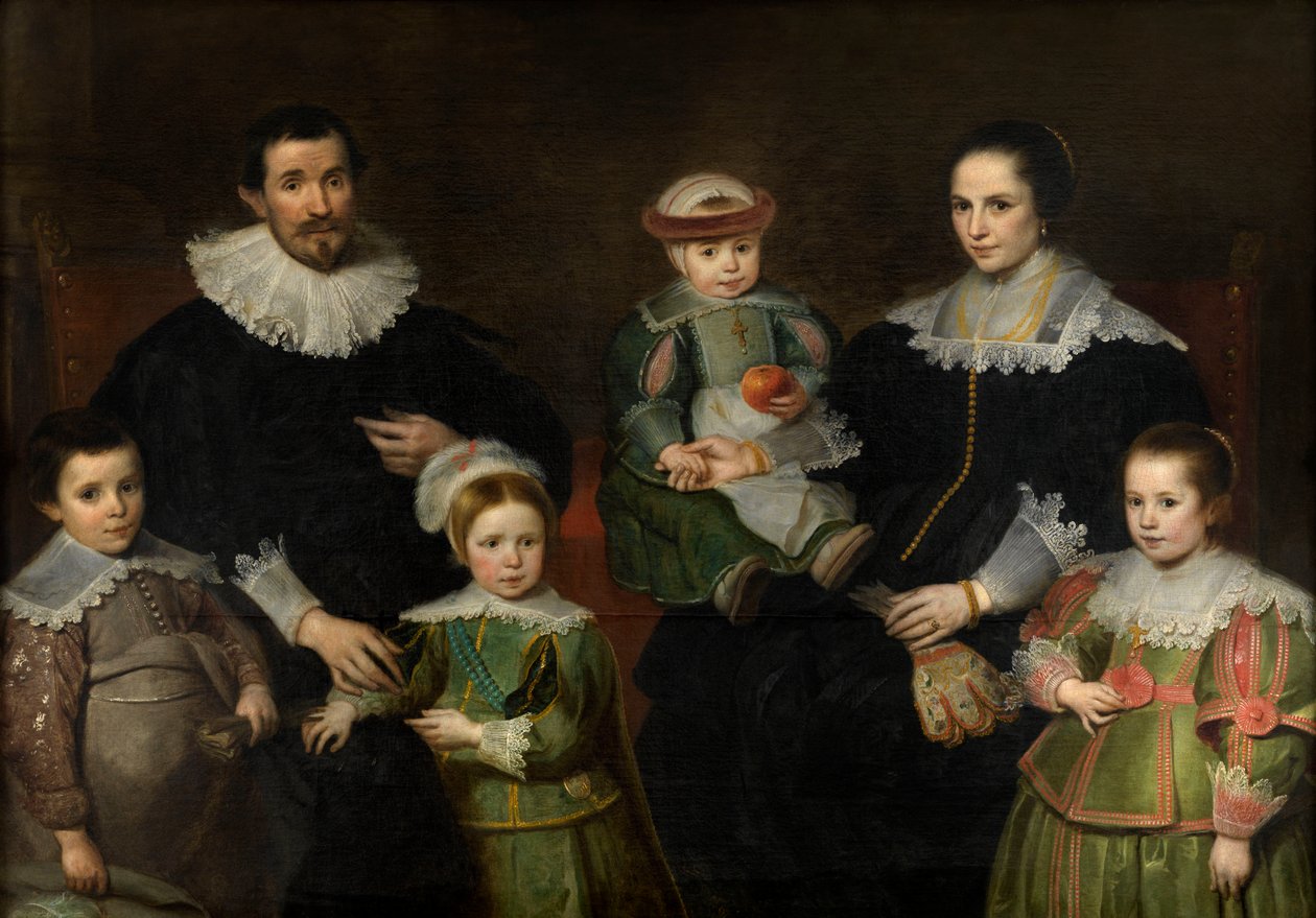 Familjeporträtt, ca 1630-35 (olja på duk) av Cornelis de Vos