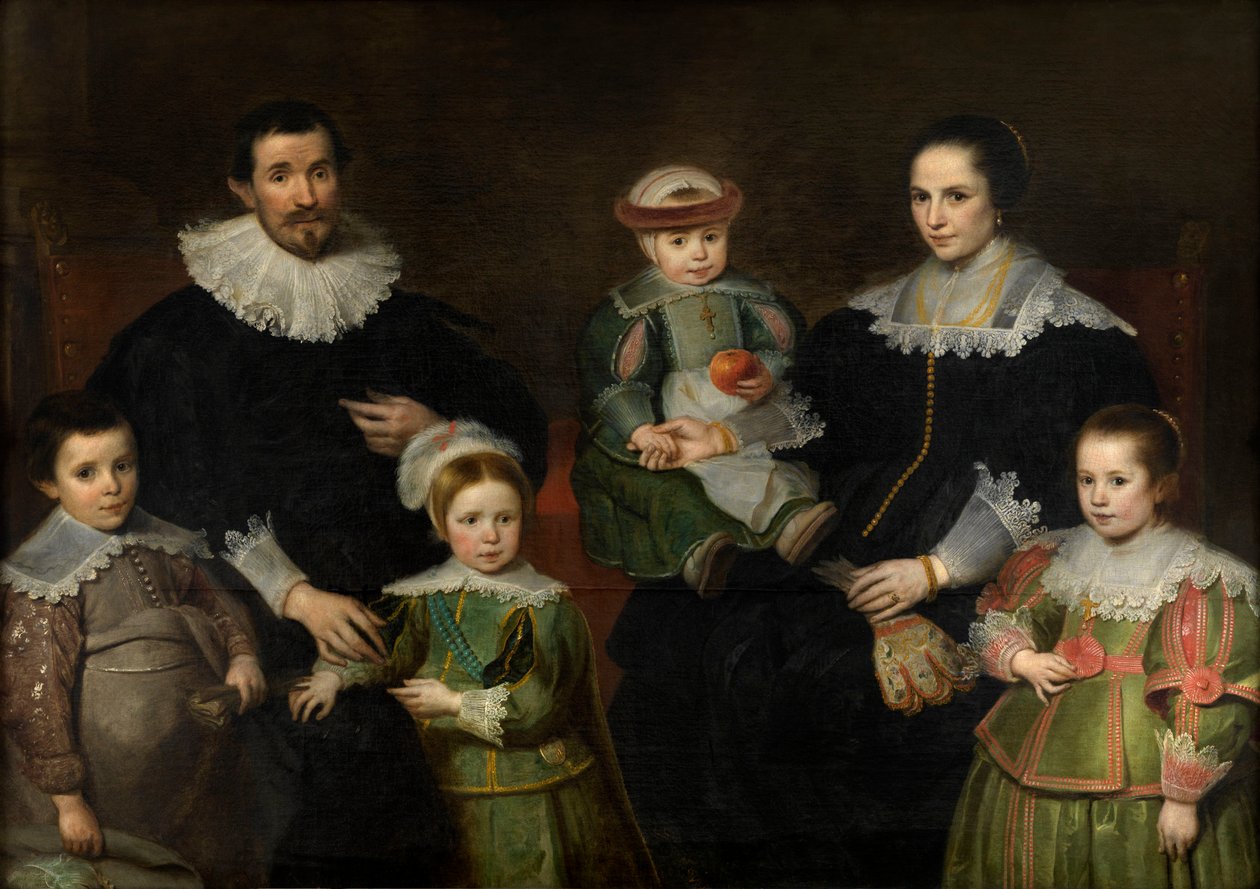 Familjeporträtt, ca 1630-35 (olja på duk) av Cornelis de Vos