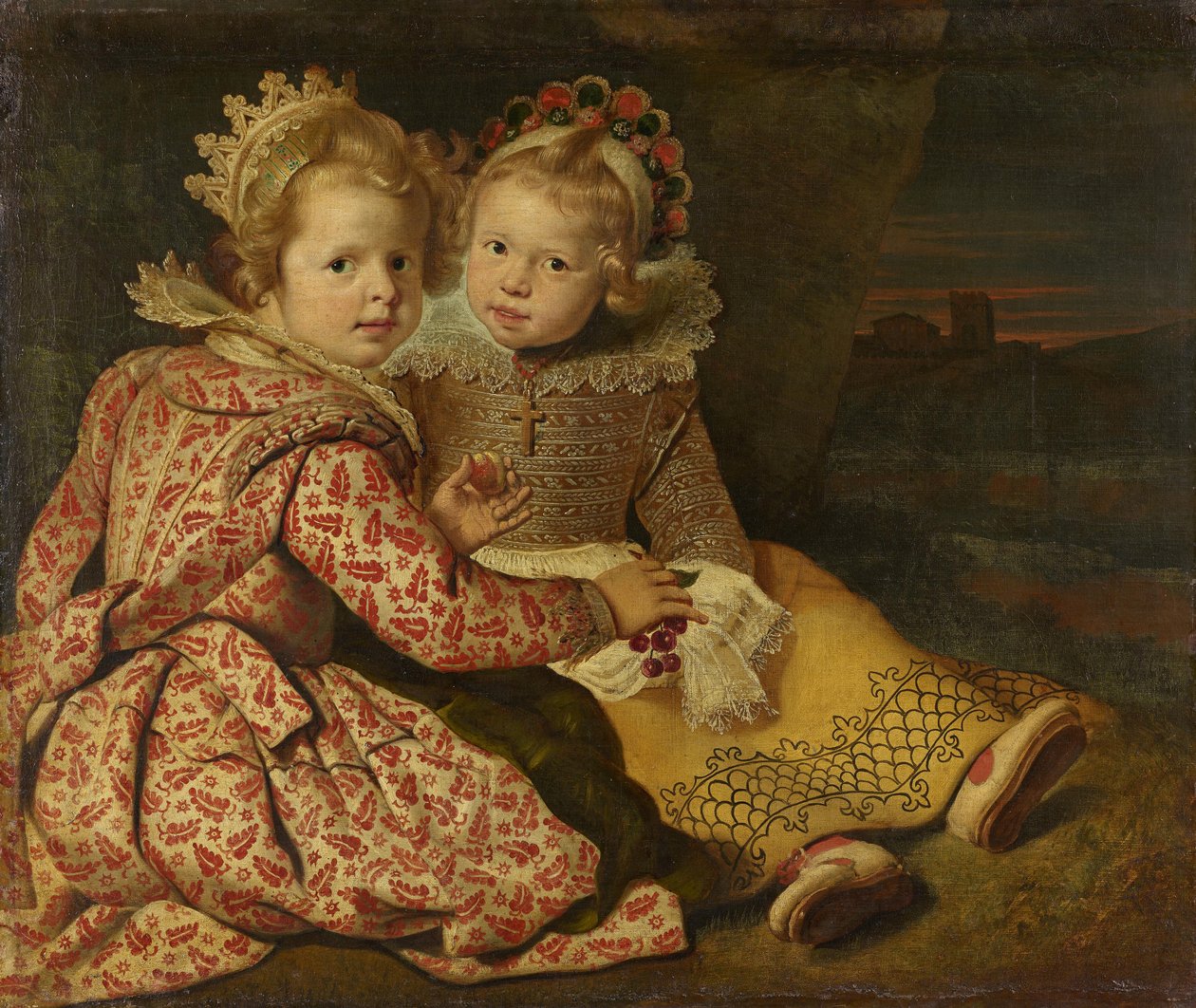 Magdalena och Jan Baptist de Vos, målarens barn av Cornelis de Vos