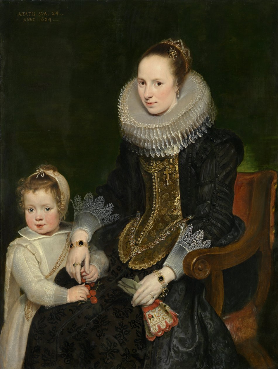 Mor och barn av Cornelis de Vos