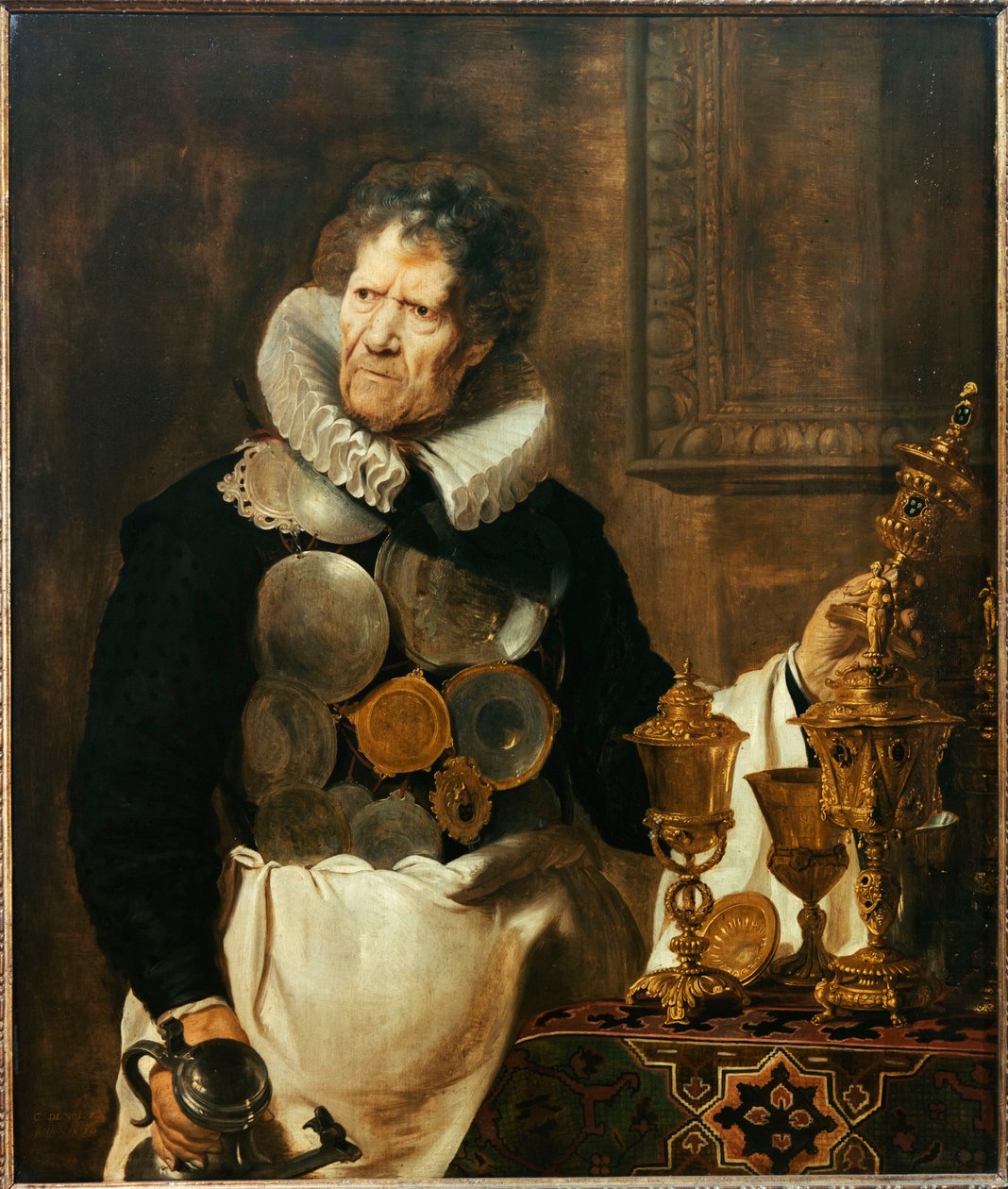 Porträtt av Abraham Grapheus 1550-1624, 1620. av Cornelis de Vos