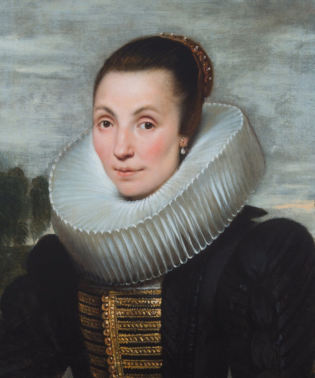 Porträtt av en dam av Cornelis de Vos