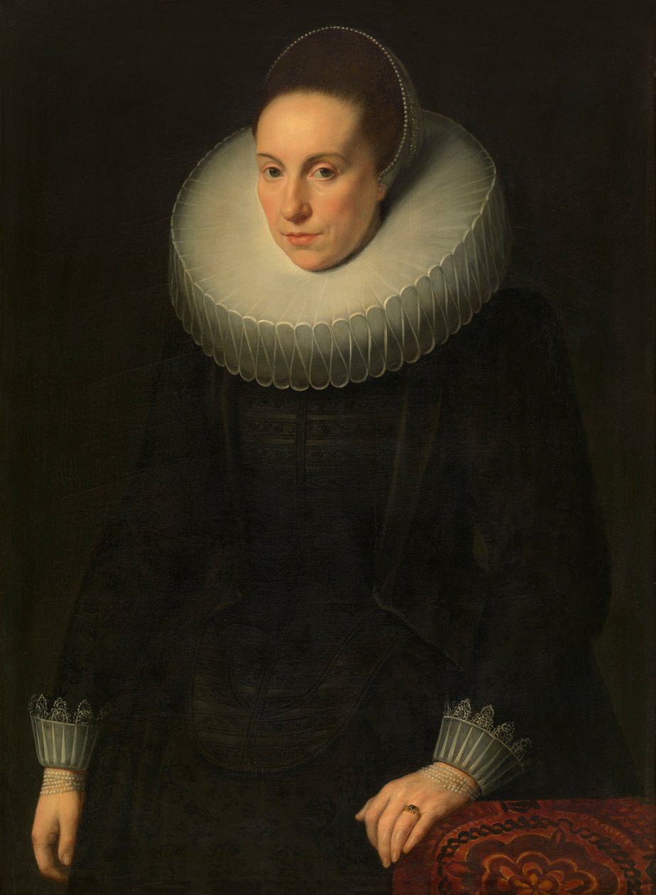 Porträtt av en kvinna av Cornelis de Vos