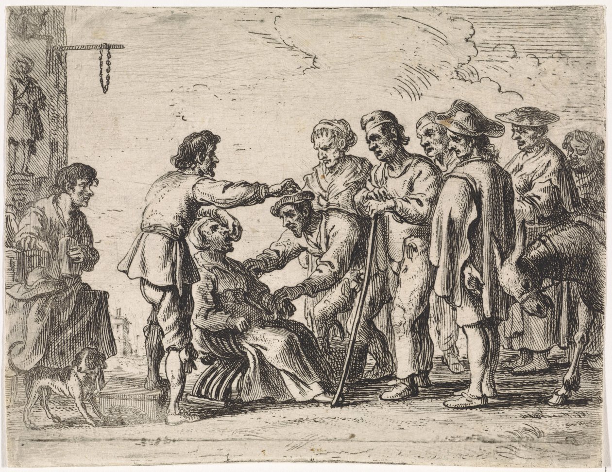 Kvackaren Genrescener (serietitel) av Cornelis de Wael
