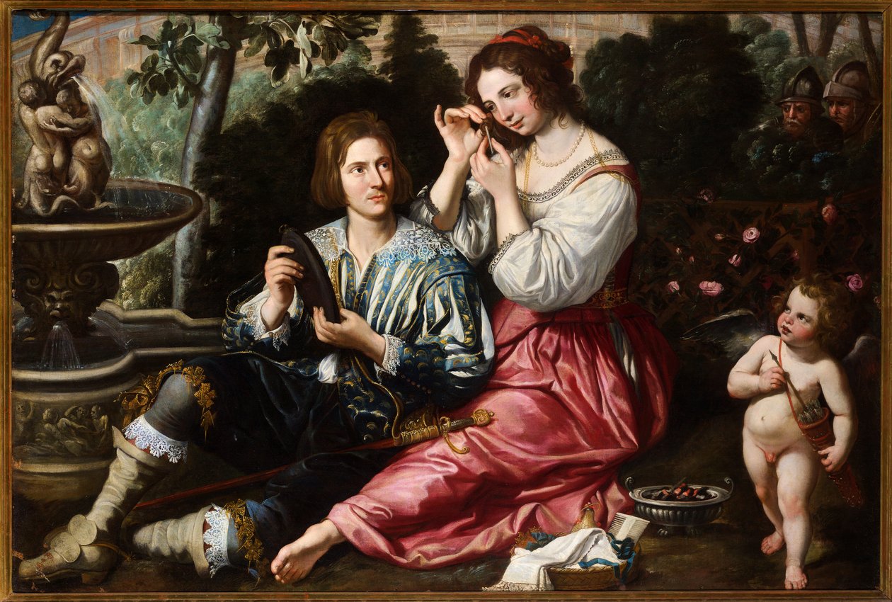 Rinaldo och Armida av Cornelis de Wael