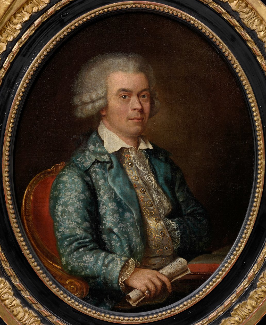 Porträtt av kompositören André Ernest Modeste Grétry 1741-1813, ca. 1786-88. av Cornelis van Cuylenburgh