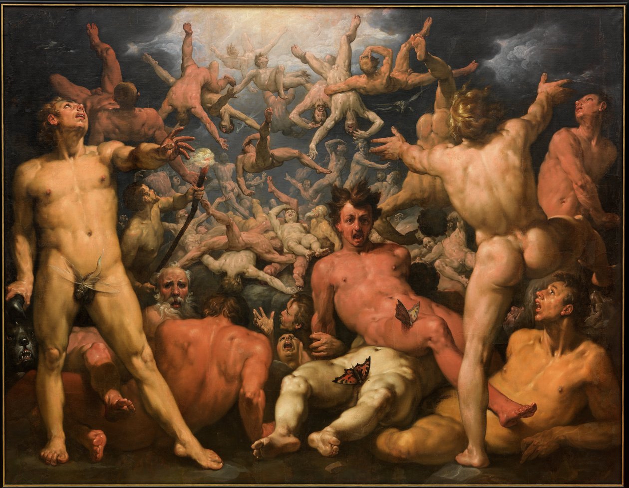 Titanernas fall av Cornelis van Haarlem