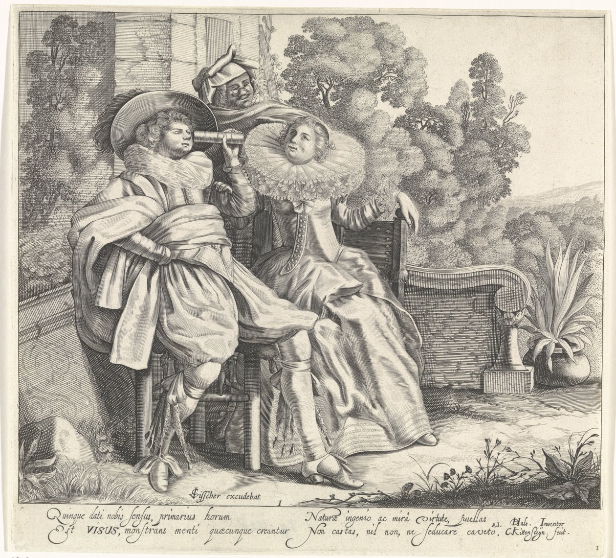 Vision / Ansiktet Five Senses (serietitel) av Cornelis van Kittensteyn