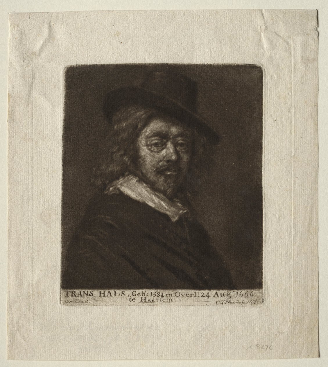 Frans Hals, 1761. av Cornelis van Noorde