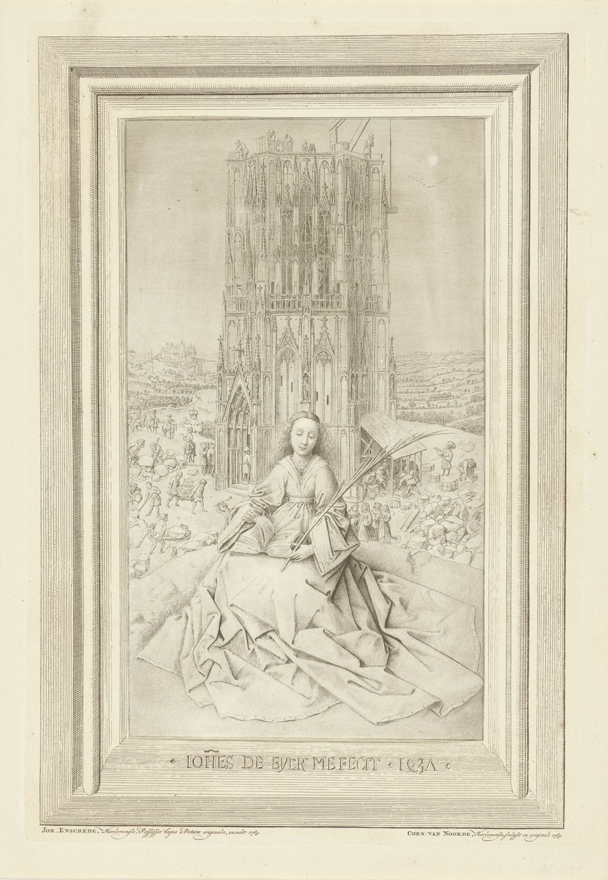 Sankta Barbara av Cornelis van Noorde