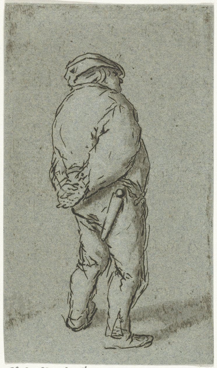 stående man av Cornelis van Noorde