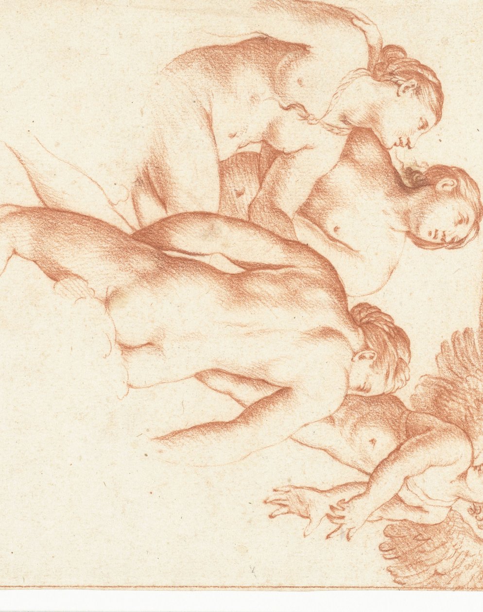Amor och de tre nåderna av Cornelis van Poelenburch