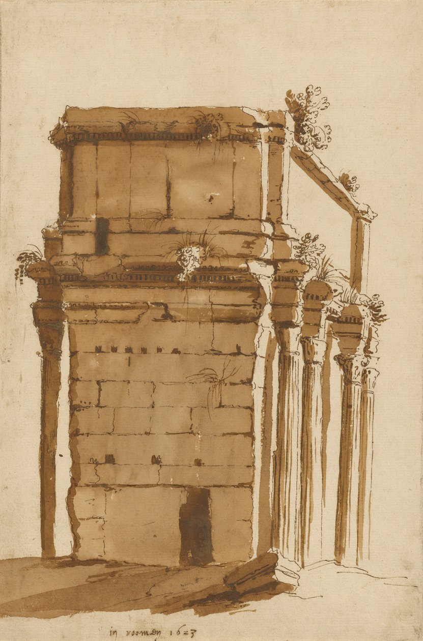 Septimius Severus båge, Rom av Cornelis van Poelenburgh