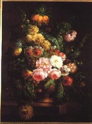 Urna med blommor av Cornelis van Spaendonck