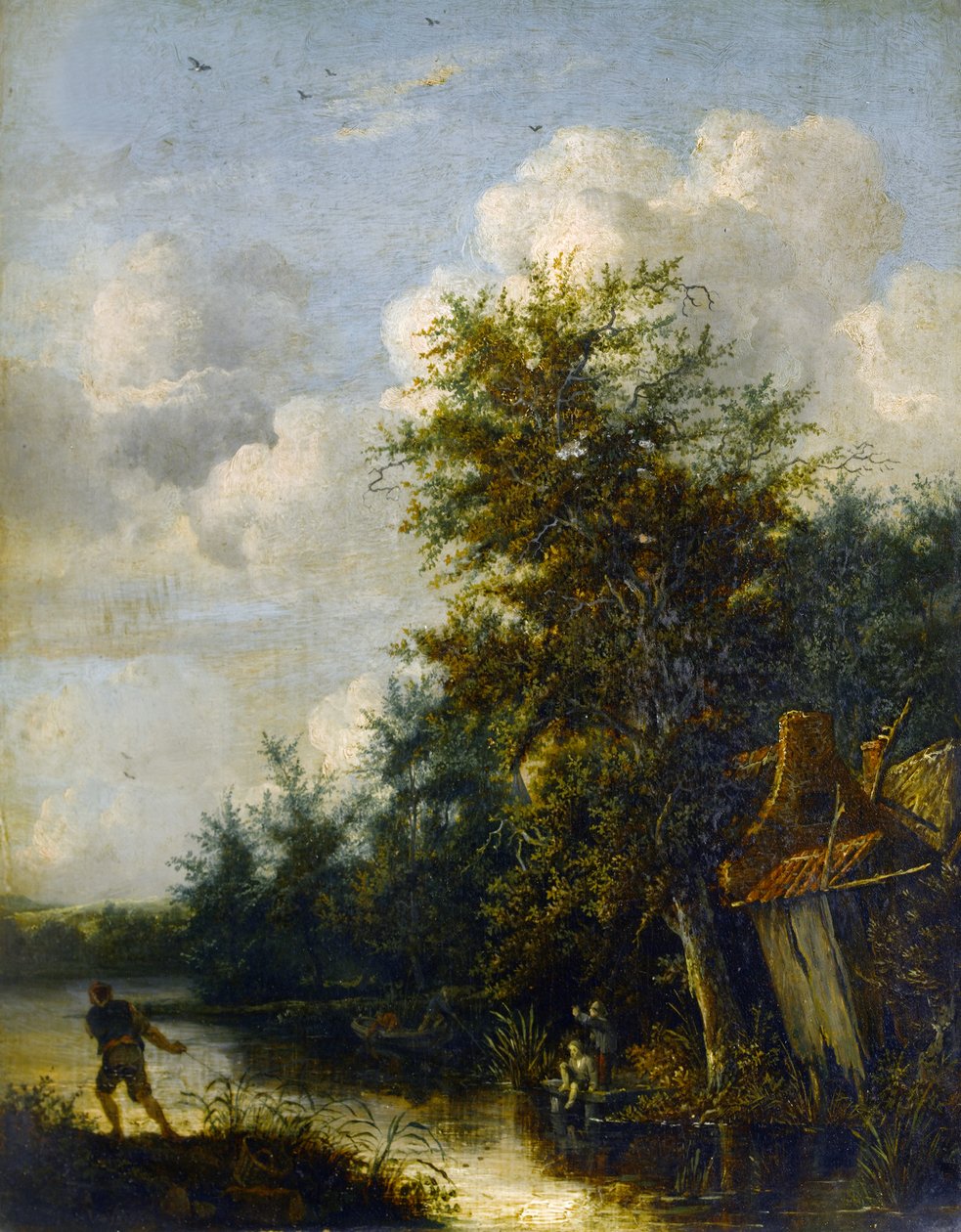 Ett landskap, ca 1650 av Cornelius Decker