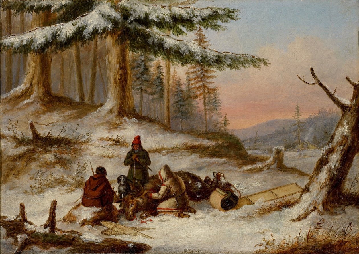 Älgjägare av Cornelius Krieghoff