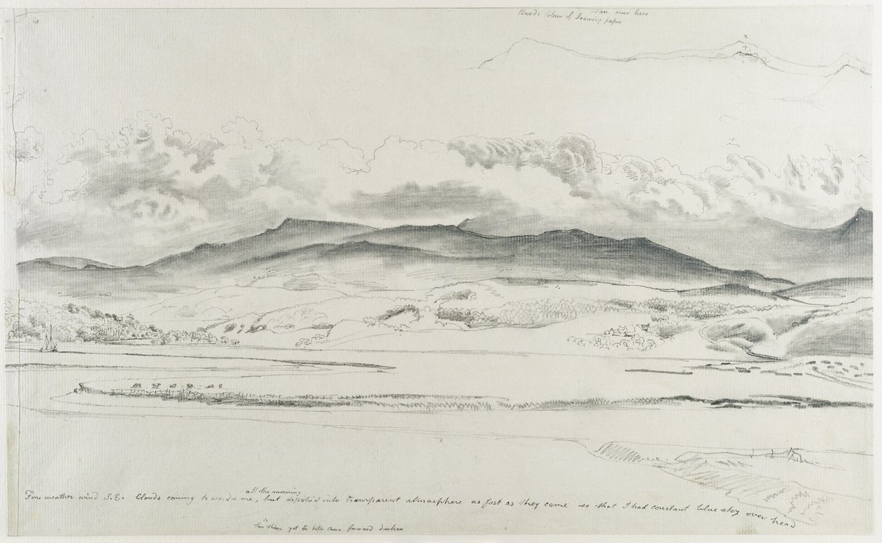 Mauga Panorama i Uelese - Cader Idris (sinauliuli i luga o pepa)sua av Cornelius Varley