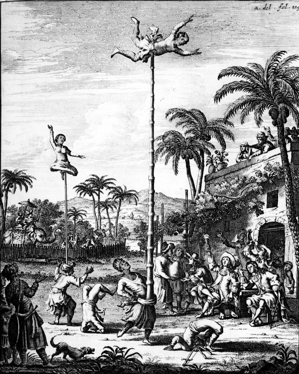 Discovery of the Indies: spel - i "" Voyages of W. Shouten in the East Indies", red. amsterdam av Cornelius Decker