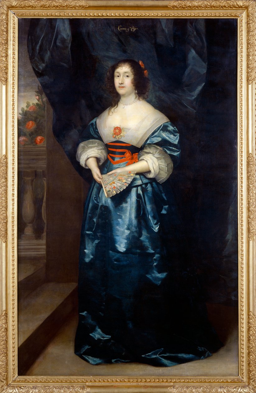 Diana Cecil c.1638 (olja på duk) av Cornelius Janssen van Ceulen
