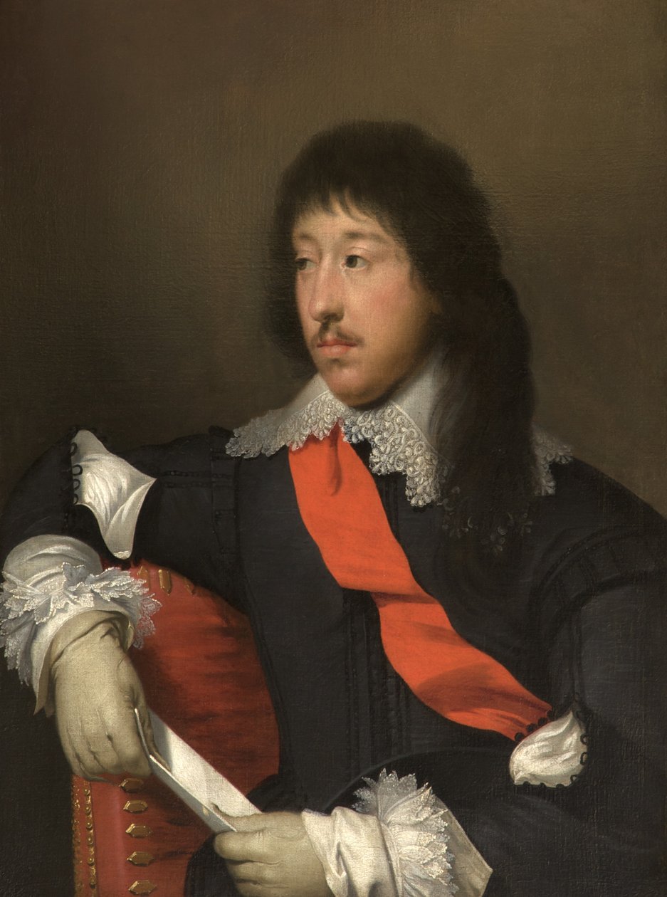 James Stanley, 7:e Earl of Derby av Cornelius Janssen van Ceulen