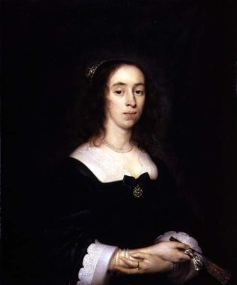Porträtt av en dam av Cornelius Janssen van Ceulen
