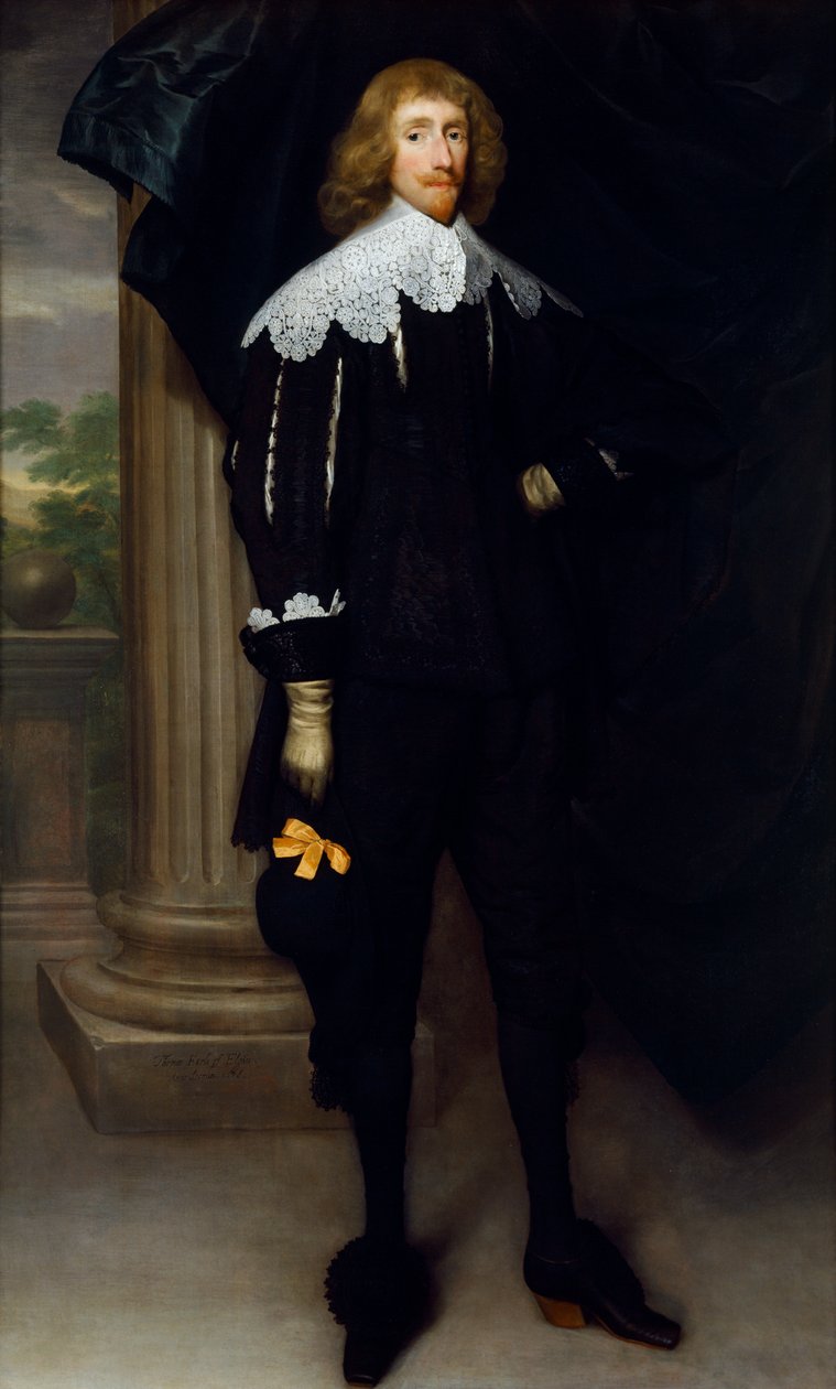 Thomas Bruce, Earl of Elgin (olja på duk) av Cornelius Janssen van Ceulen