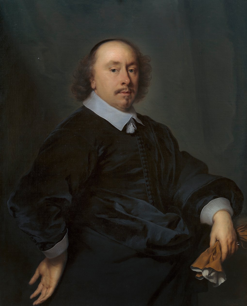 Porträtt av en man av Cornelius Johnson