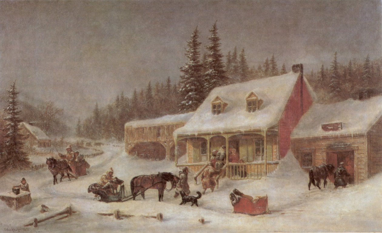 Smedens verkstad av Cornelius Krieghoff