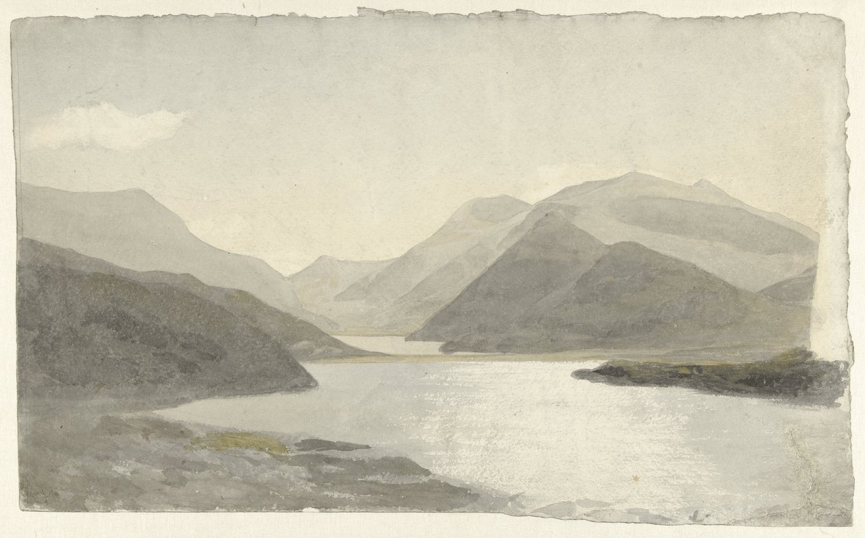 Solljus över en sjö nära Snowdon, Llanberis, norra Wales Solljus på en sjö vid Snowdon, Llanberis, norra Wales av Cornelius Varley