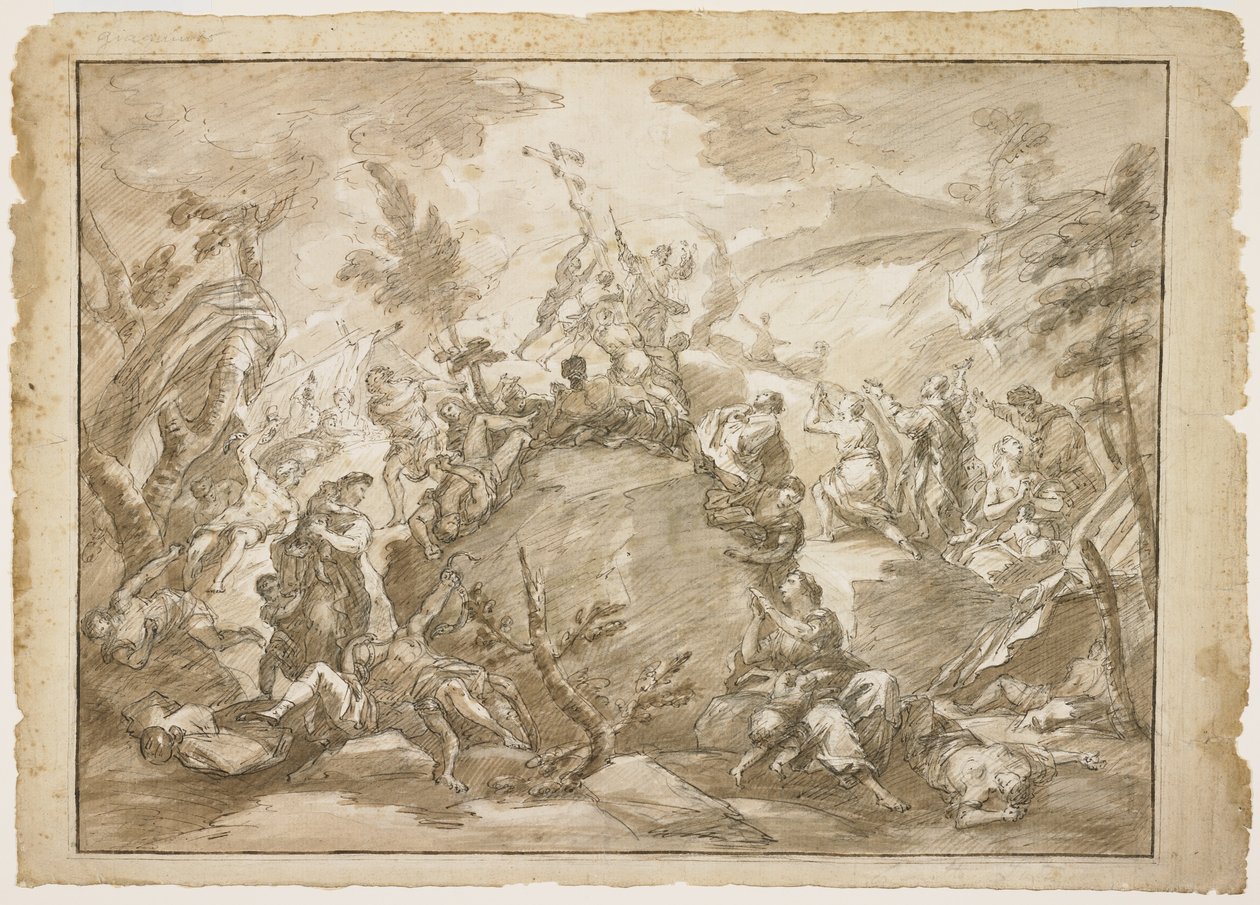 Moses and the Brazen Serpent, ca. 1743-1744 av Corrado Giaquinto