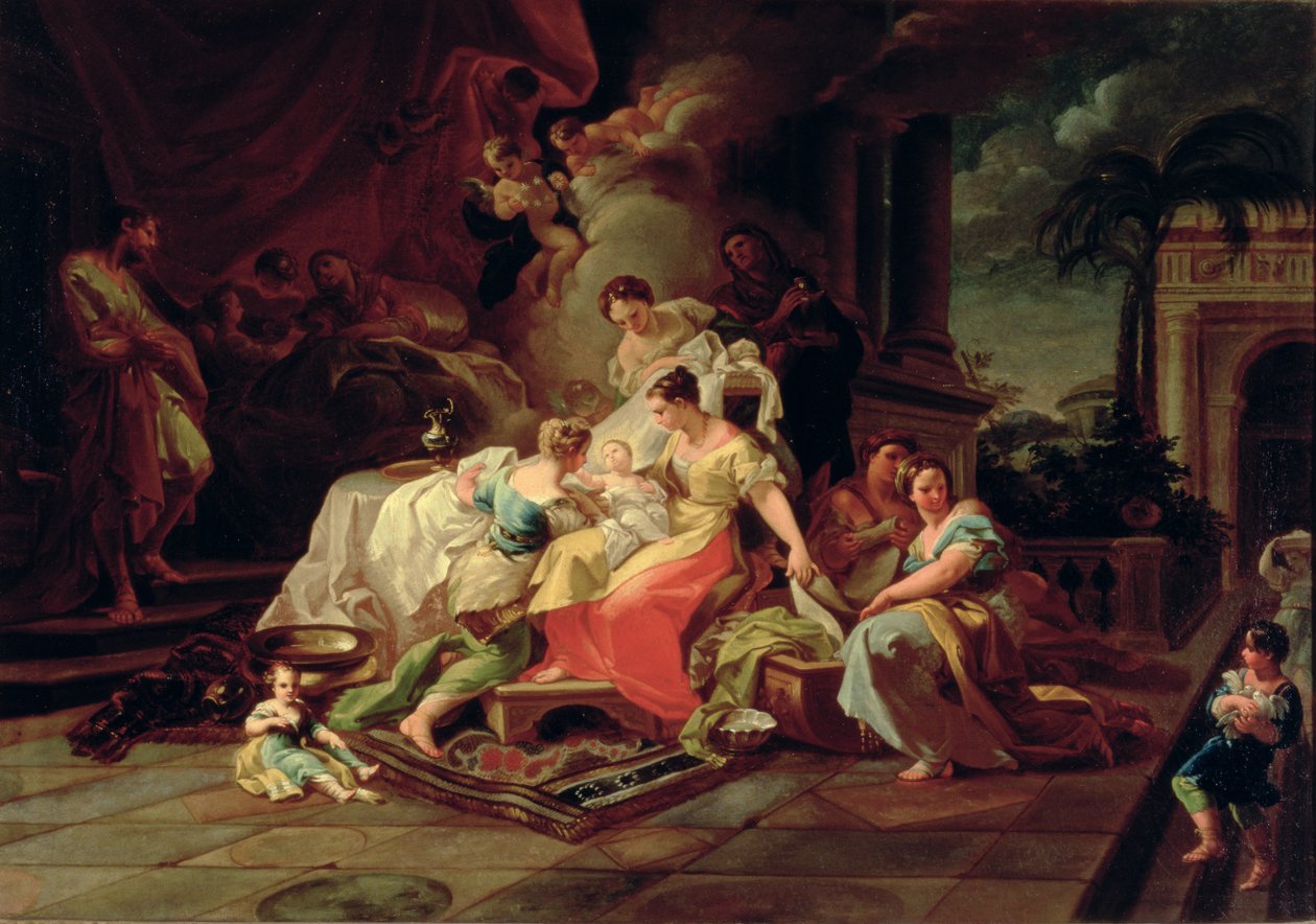 Marias födelse, ca 1753 av Corrado Giaquinto
