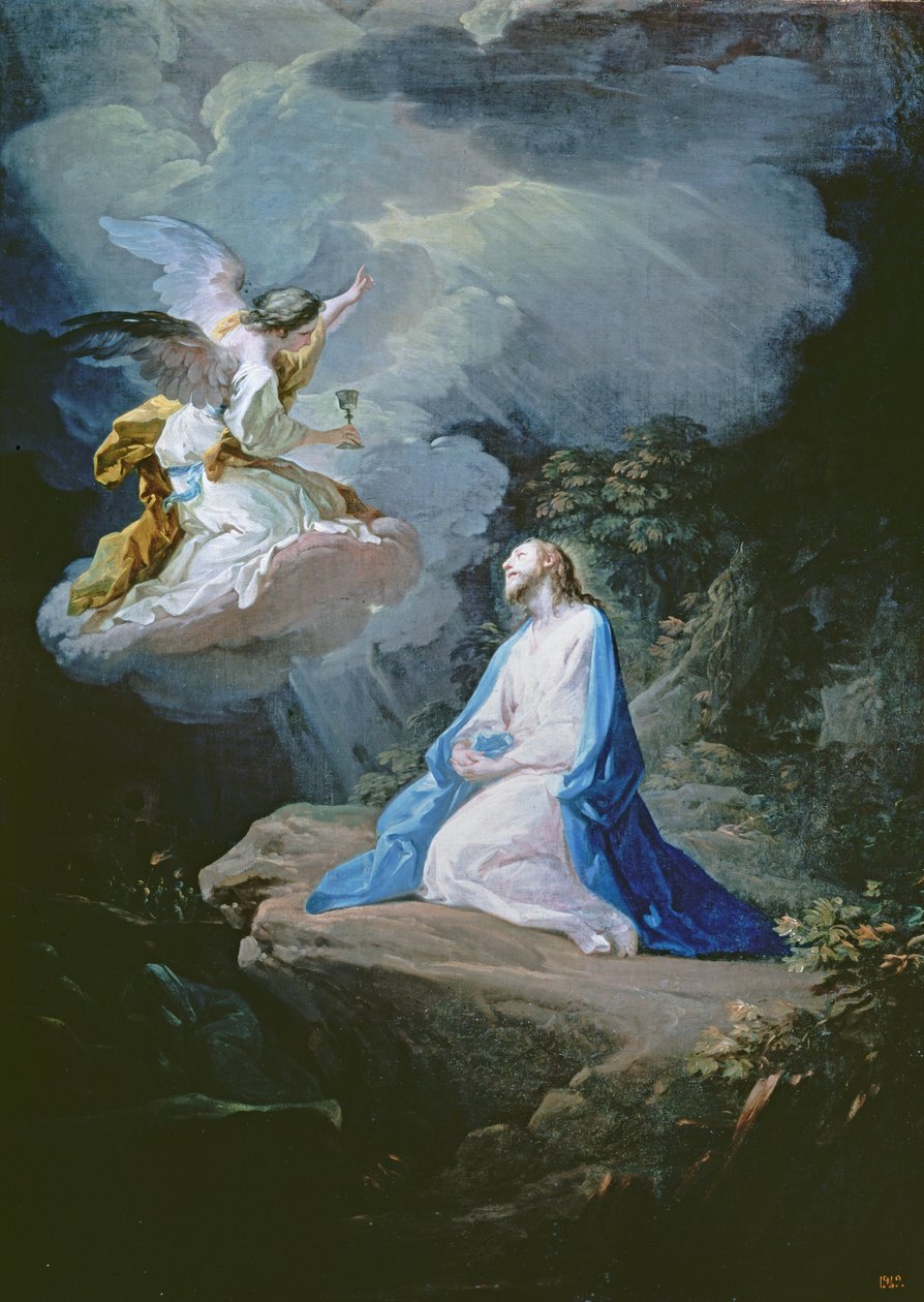 102-0002786 Agony in the Garden av Corrado Giaquinto