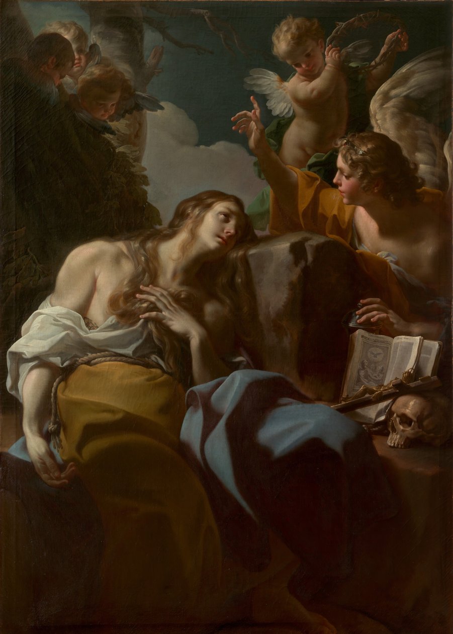 Den ångerfulla Magdalen, ca. 1750. av Corrado Giaquinto