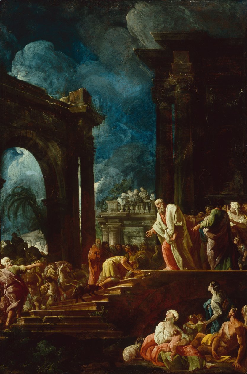 The Return of the Prodigal Son (olja på duk) av Corrado Giaquinto