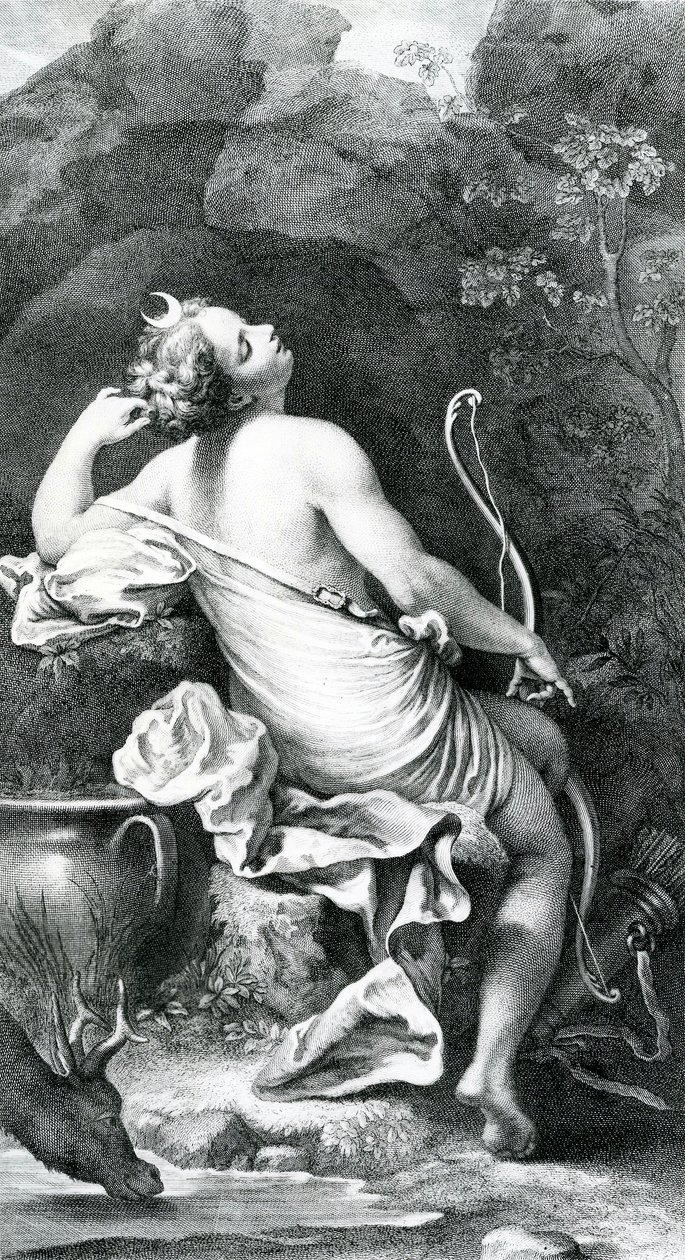 Diane Endormie, 1700-talet av Antonio da Correggio