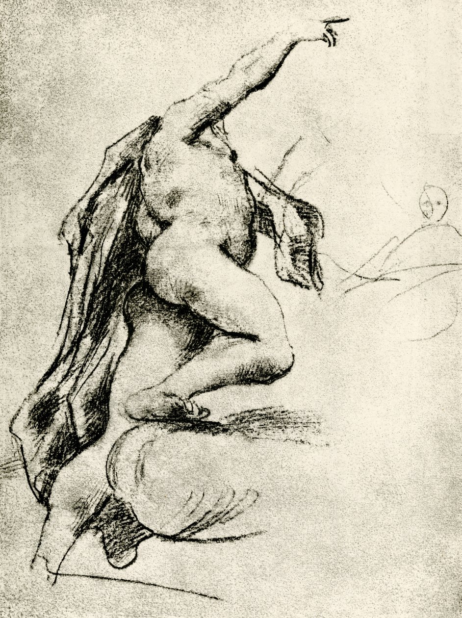 Rörelsestudie av Antonio da Correggio