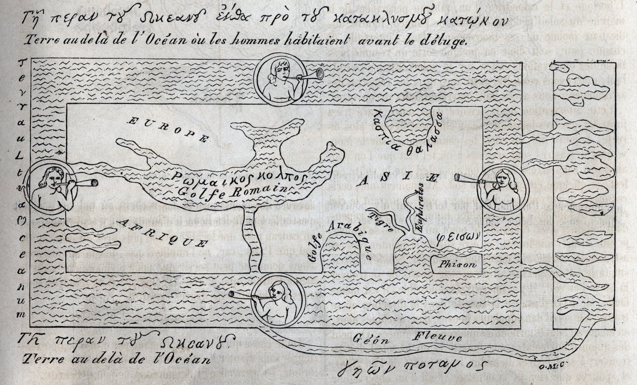 Planisphere (medlemmar) av Cosmas (after)