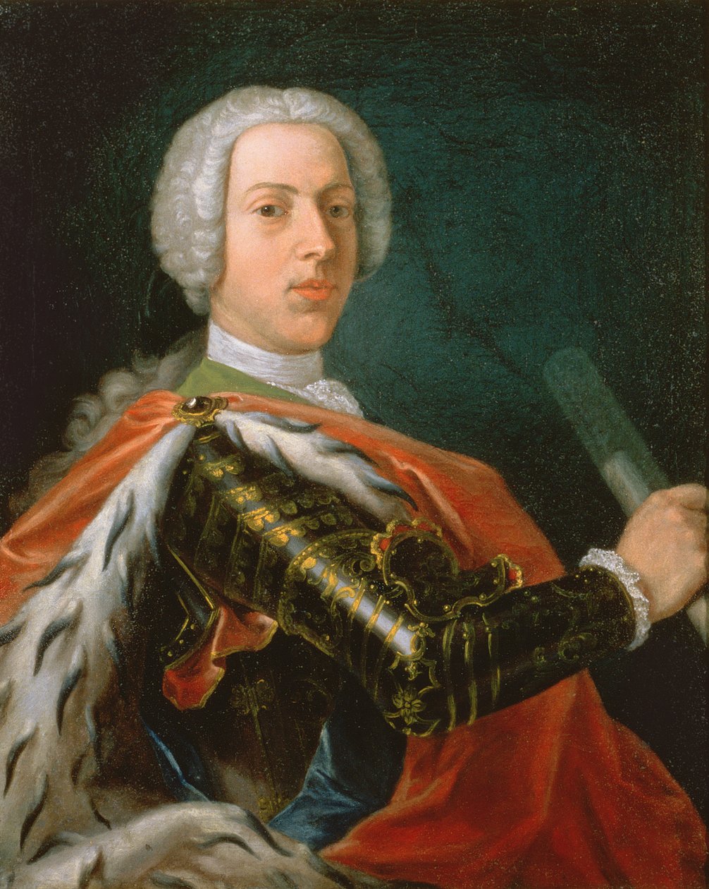 Prins Charles Edward Stuart (1720-88) eller "Bonnie Prince Charlie", ca 1750-51 av Cosmo Alexander
