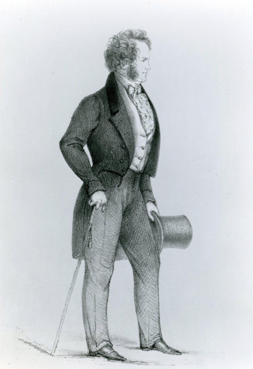 Sir Edwin Henry Landseer (1802-73), publicerad av Thomas McLean, 1843 av Count Alfred D