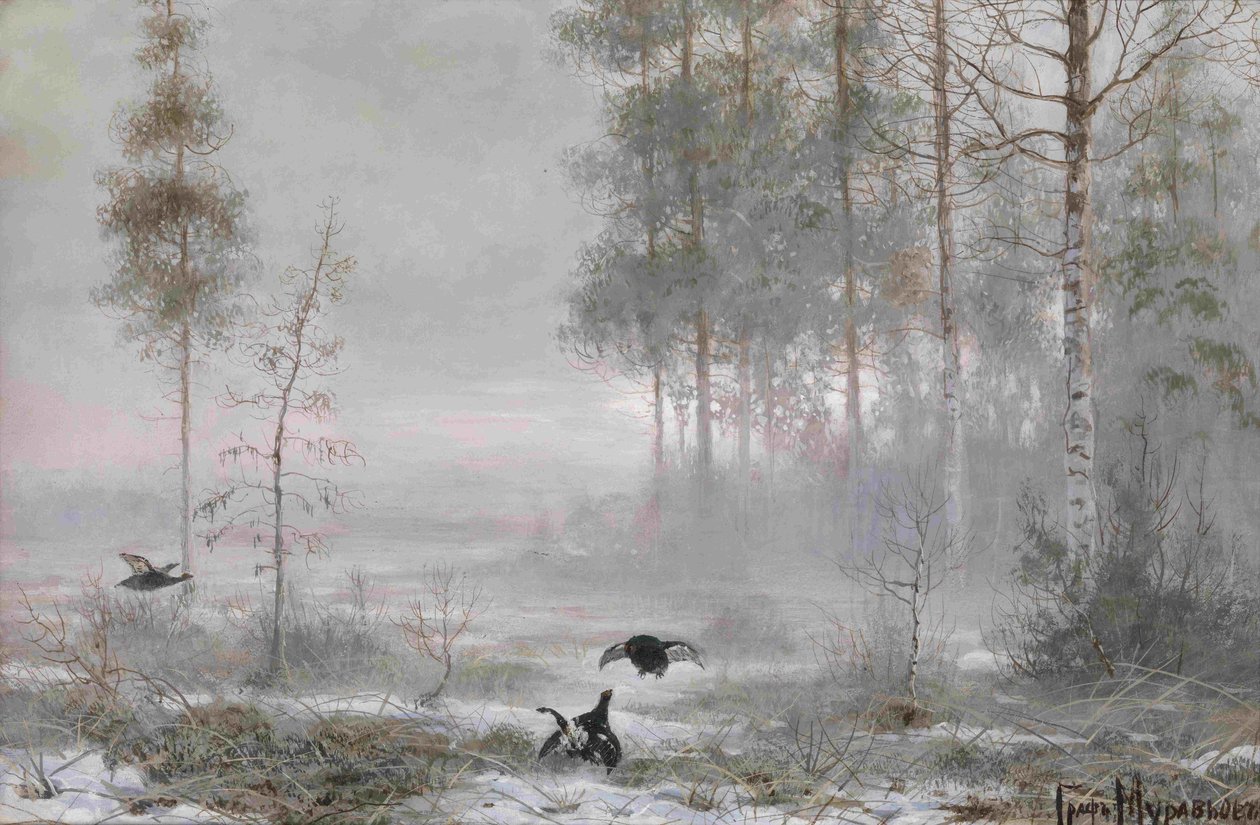 Morgon i skogen av Count Vladimir Leonidovich Muravyov