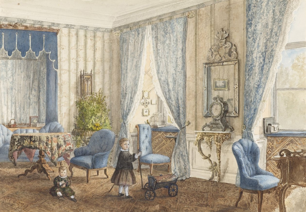 Salon Siebleben, nära Gotha, Tyskland av Countess Schoenberg