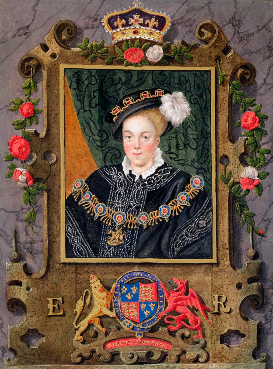 Edward VI, kung av England, 1825 av Countess of Essex Sarah
