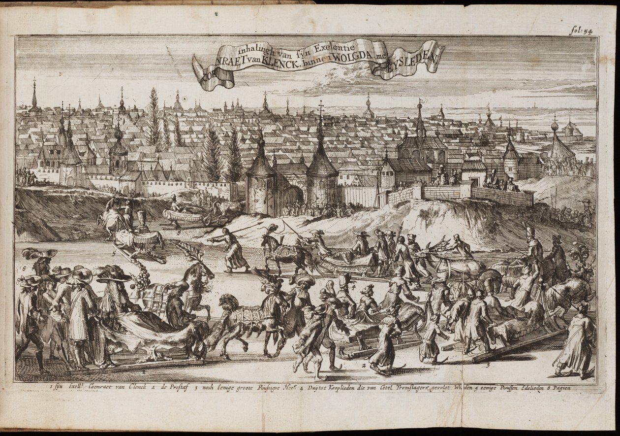 Vologda Från: Historisch Verhael, eller Beschryving van de Voyagie, 1677 av Coyet