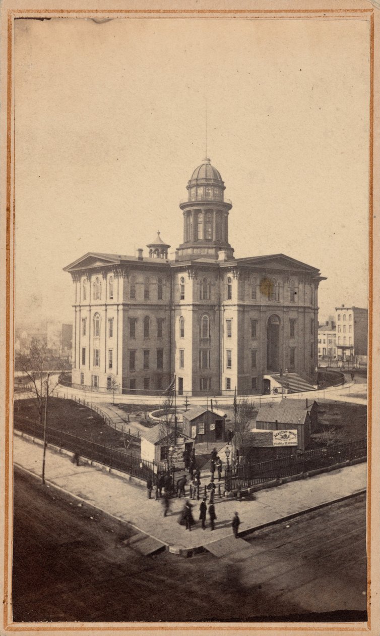 Academy of Music, Chicago,1860-talet (foto) av Crater